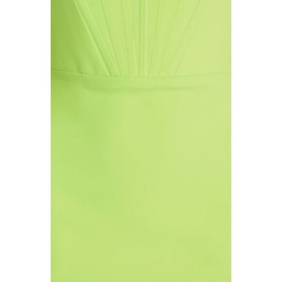 Alex Perry Exclusive Dale Stretch-Crepe Corseted Mini Dress in Green NWT Size 12 - Picture 5 of 12